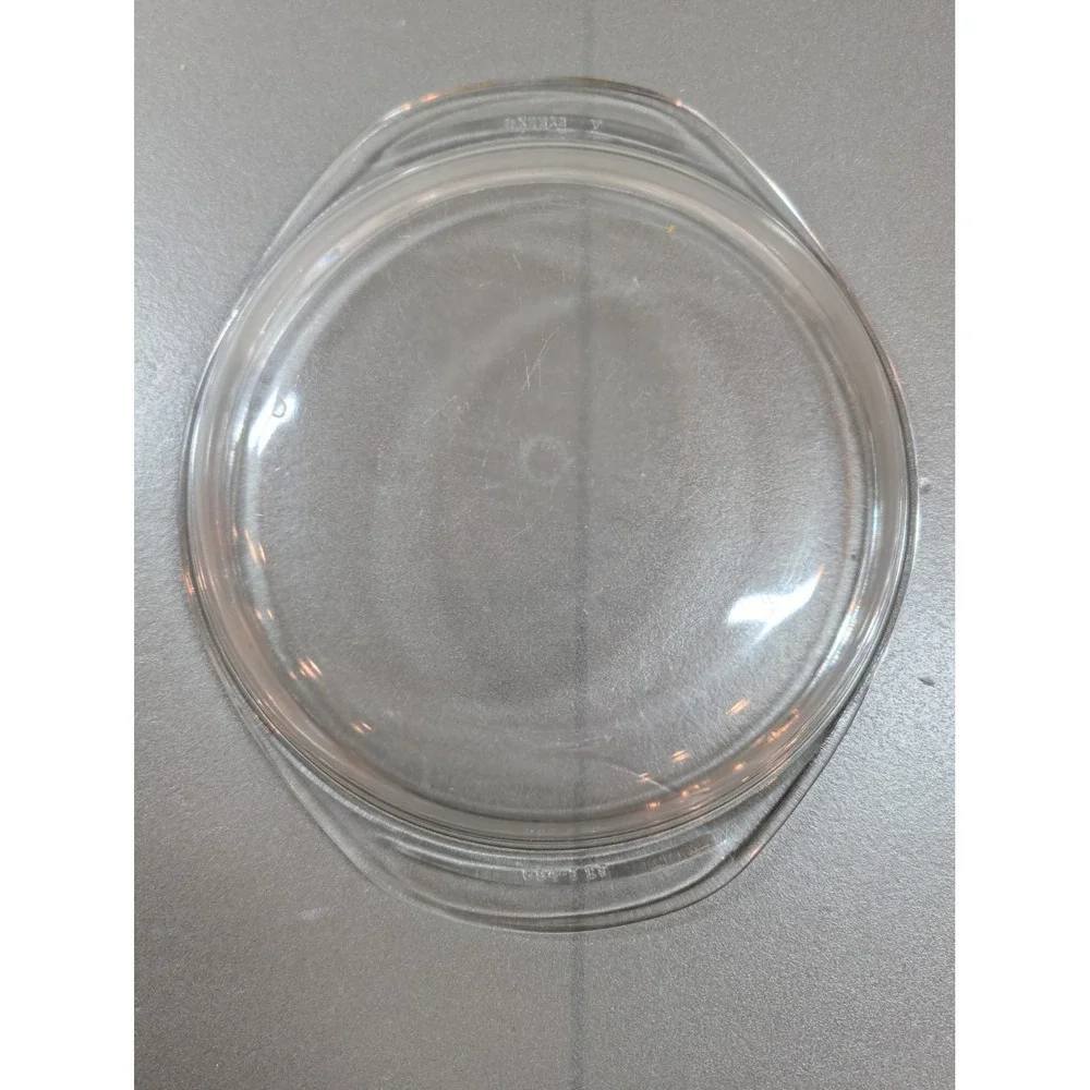 Pyrex 684-C-1.5 Vintage Clear Glass 1.5 QT Round Casserole Dish with Lid USA